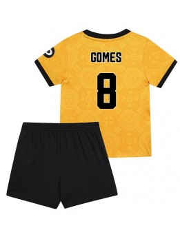 Billige Wolves Joao Gomes #8 Hjemmedraktsett Barn 2025-26 Kortermet (+ Korte bukser)